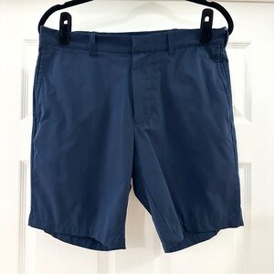 J. Crew Flat Front Golf Shorts Navy Blue 9β inseam sz 32